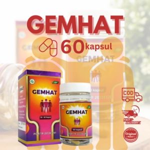 KAPSUL GEMHAT GEMUK SEHAT 60 KAPSUL BANTU MENINGKATKAN NAFSU MAKAN DAN PERBAIKI PENYERAPAN MAKANAN