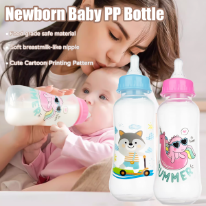 Bottle for 0-36 months babies good grip no leakage anti-choking drop-resistant high temperature-resistant