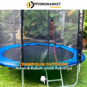 Trampoline 6feet (1.8m) - Trampoline dengan Safety Net Sport Kids Adult Tinggi 200cm mainan anak dan dewasa Torpedoline Kualitas Terbaik tampolin kualitas terbaik aman dan nyaman untuk keluarga