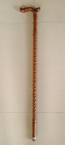 TONGKAT Jalan kayu ulin tongkat bantu buat lansia tongkat kayu ulin /kayu besi panjang 80 cm