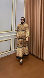 QF Stelan rok rayon 939 / oneset wanita / stelan rok kekinian / oneset rok 939