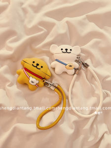 เคส Airpods4 รุ่นใหม่ 3D น่ารัก ลายสุนัข สำหรับผู้หญิง ป้องกันการตกหล่น สายรัด ดีไซน์การ์ตูน นิ่ม ใส่สบาย สำหรับ Airpods pro