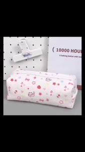 Hot Sale 1PCS Cute Cat Print Pencil Case Bag Pouch Teach Gift Gadget Bag Storage Makeup Bag Stationary Bag