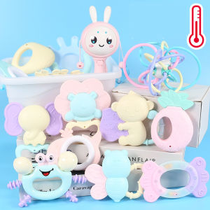 Bafada ชุดของเล่นเด็ก5ชิ้น12ชิ้น/เซ็ต5ชิ้นของเล่นทารกแรกเกิดมือจับสั่นกระดิ่งของเล่นเตียงของเล่นการเรียนรู้ฝึกประสาทสัมผัสสำหรับทารก6-12เดือน