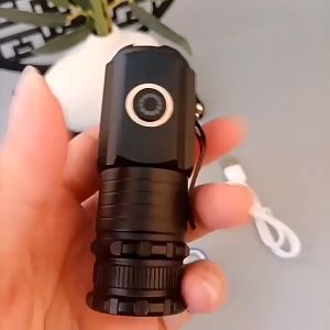 UNI ACE Super Bright Mini LED Flashlight Rechargeable Waterproof Outdoor Portable Torch Searchlight
