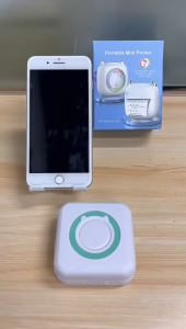 【ร้านไทย จัดส่งภายใน 24 ชั่วโมงใ】เครื่องปริ้นพกพา พิมพ์สติกเกอร์  เครื่องปริ้นไร้หมึก เครื่องปริ้นสติ๊กเกอร์ เครื่องปริ้นเต