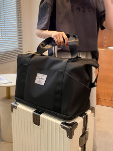 AUDPIGET | Separate Wet and Dry Luggage Tote with Expandable Suitcase Sleeve
