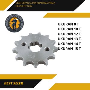 GEAR GIR DEPAN KHARISMA/ SUPRA/SUPRA X/ASTREA/GRAND/FITNEW/KHARISMA/LEGENDA