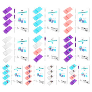 【New Arrival】 Multi-Color Diamond Painting Trays 4-Pack with Lid and Storage Drawer for DIY Wall Art and Craft Enthusiasts