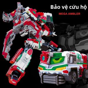 JUMPGO | Transforming Car Robot Emergency Responder Childrens Toy