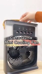 3 in 1 USB Air Conditioner Cooling Fan With 5 Sprays 7 Color Light Portable Fan Air Cooler Mini Fan Air Humidifier 风扇
