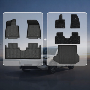 QUEES | Full TPE Car Floor Mat Rear Trunk Mat