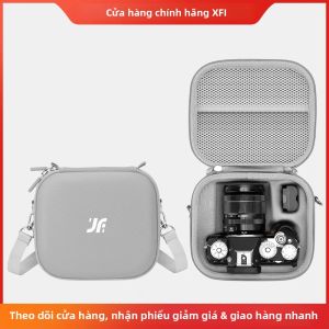 XFJI | XFJI PU Túi Đeo Vai Hộp Đựng Cho Máy Ảnh FUJIFILM X-S20/X-T5 Hệ Thống Máy Ảnh Không Gương Lật Di Động Tổ Chức Lưu Trữ Phụ Kiện