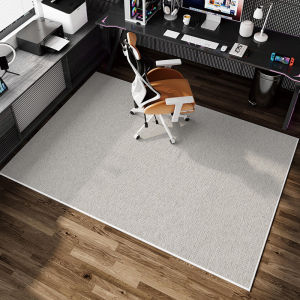 VIKAMA Simple Gaming Room Carpet Study Computer Swivel Chair Soundproof Footrest Bedroom Dormitory Floor Mats Home Decoration