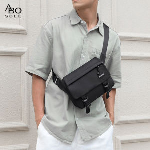 ABOSOLE Men Fashion Shoulder Bags Sling Chest Bag Cross Body Bags Messenger Bag Waterproof Cross Body Bag Large Capacity Sling Bags Simple Casual Sport Street Bag Student Teenager Bag