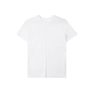 Miiow | Slim Fit Short Sleeve T-Shirt Womens Summer New Style Pure Color Lightweight Base Layer Top Casual Versatile Round Neck Cotton Blend
