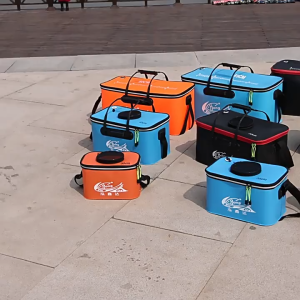 Pancing Tas Perlengkapan EVA Memancing Tas Pancing Tool Set Portable Flshing Bucket Box Lipat Ketebalan Umpan Kotak Umpan