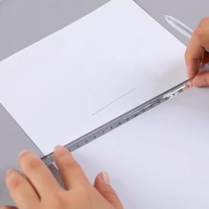 Thước Kẻ Thẳng Dài 15cm Thiết Kê Hình Tam Giác Trong Suốt