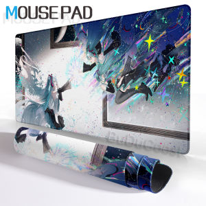 Bandai | Desk Accessories Cute Anime Mouse Pad H-Hatsune M-Miku Gamer PC Mousepad Gaming Keyboard Extended Mat Office Laptop Rubber Pads