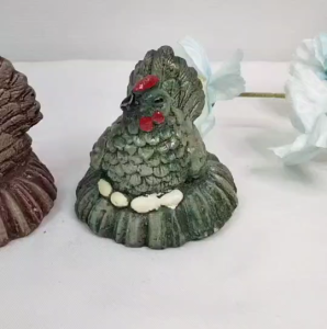 ตุ๊กตาแต่งสวน ไก่ปูนปั้น เซ็ท 3 ตัว คละสี ขนาด 3.5*3.5 นิ้ว ตุ๊กตาปูนปั้น ตุ๊กตาปูนปั้นแต่งสวน ตกแต่งบ้าน