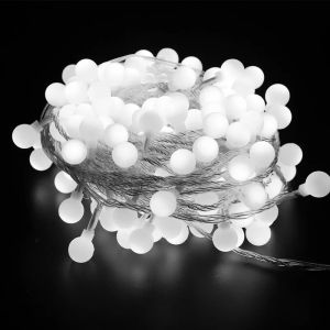 1.5M-10M Small Ball Fairy Lights Globe LED String Lights for Outdoor Garden Christmas Bedroom Wedding Camping Tent Decor