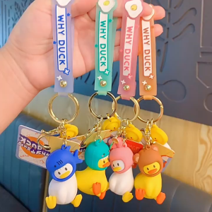 Cartoon Cute Crown Dumbo Keychain Cute Fashion Resin Female Keychain Bag Pendant