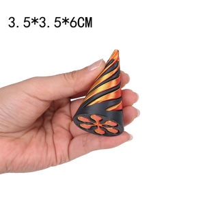 31 Styles 3D Printed Spiral Cone Rocket Ghost Heart Passthrough Fidget Toy Impossible Pyramid Stress Relief Toys Desktop Decor