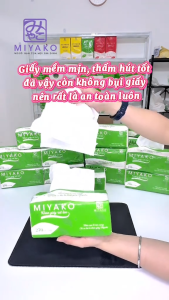 [MUA 3 TẶNG 2 / MUA 6 TẶNG 4] Combo Nhẹ Nhàng - Khăn Giấy Rút Lụa Miyako 270 Tờ 2 Lớp - 100% Bột Giấy Nguyên Chất Siêu Mềm Mịn