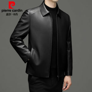 Pierre Cardin | Lamb Leather Jacket Business Middle-Aged Men Autumn and Winter
