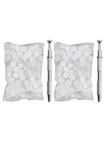 Bọt Biển Trang Điểm Mini Màu Trắng Có Kẹp 1cm Dụng Cụ Trang Trí Móng Tay Dạng Dạng Chuyển Sắc Dùng Cho Chuyên Nghiệp & Sử Dụng Tại Nhà Bộ 50/100 Cái