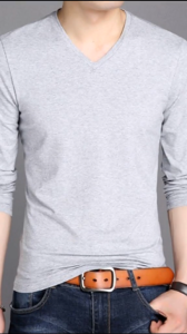 ( Hàng Xả Kho Giá Vốn ! *  ) Áo thun nam tay dài cổ tim chất cotton 4 chiều  dáng ôm thời trang