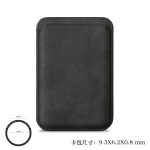 Universal MagSafe Magnetic Card Holder Separate Style Mobile Phone Back Sticker Slot for Huawei Oppo Honor Vivo Xiaomi IQOO OnePlus with Card Slot