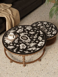 DMF | Waterproof Oil-Resistant No-Wash Round Tea Tablecloth