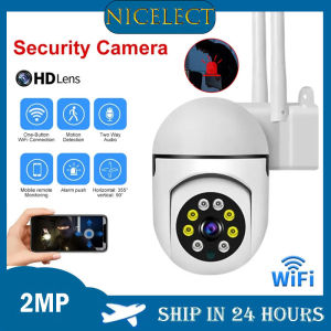 NICELECT V380 PTZ Wifi IP Wireless Surveillance Camera CCTV Security Camera Infrared Night Vision Wifi Camera 1080P HD Camera Monitor