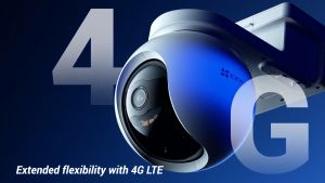 Camera EZVIZ EB8 sử dụng sim 4g không dùng wifi tích hợp pin sạc kèm tấm pin NLMT xoay 360 độ  ban đêm có màu