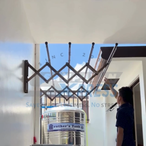 Sampayan Xpress® Luxe Aluminum Wall Mounted Retractable Drying Rack - 150CM