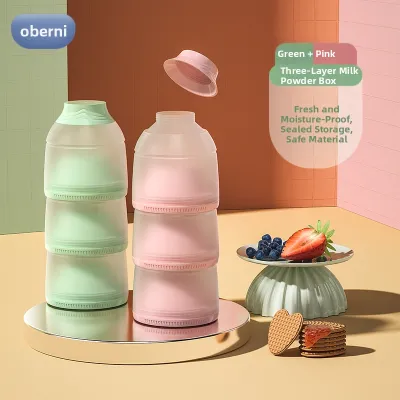 oberni | Portable Baby Formula Container with Sealed Compartments