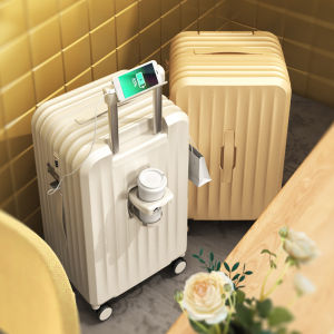 2025 New Large Capacity Multi-Function Luggage Bag for Travel And Business Men 24 Inch Check-In Password Lock Suitcase