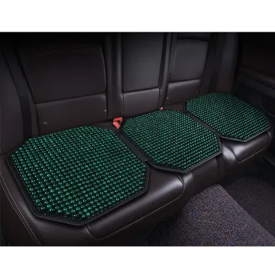 Summer Cooling Ventilated Wooden Beads Car Seat Pad