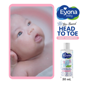 Eyona Gentle Shampoo Baby Wash - Tear-Free Hypoallergenic Formula Gentle Daily Care for Baby Hair 50ml