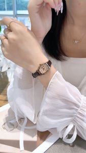 REBIRTH Jam Tangan Wanita Elegan Anti Air Kuarsa Antik Kasual Tali Kulit Jam Tangan Cewek Original