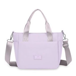 Túi Tote Dung Tích Lớn Dành Cho Nữ Túi Thiết Kế Cầm Tay Nhẹ Cabas Có Khóa Kéo & Khóa Chốt Túi Đựng Đồ Ăn Trưa Hợp Thời Trang