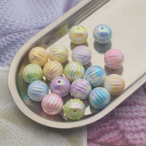 ลูกปัดสีเข้มสีอ่อน ลูกปัดลายทาง สร้อยคอ ยางรัดผม สายโทรศัพท์มือถือ ลูกปัด DIY อุปกรณ์งานฝีมือ อุปกรณ์งานฝีมือ