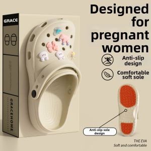 TZLDN | Pregnant Women Anti-slip Deodorant Thick Sole Clogs