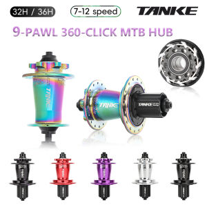 TANKE MTB hubs 360 Click 32/36Holes 6 Bearing 9 Pawl 7-12 Speed bike hub Disc Brake bicycle accessories Noisy Cube TH560 Winter