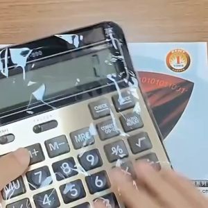 12 digit original calculator for business calculators calculator for accounting financial calculator dual power solar and battery calculator for store computer electronic calculator solar and battery calculators for students calculator for stores BIN LU