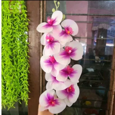 Anggrek Latex Orchid X1 Panjang 1 Meter ( Tanpa Pot )/ Anggrek Artificial