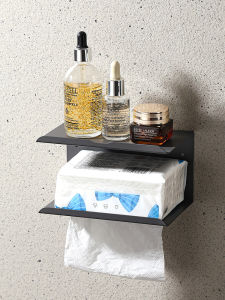 Hộp Đựng Khăn Giấy Treo Tường Phòng Tắm Kệ Đựng Giấy Vệ Sinh Giá Để Khăn Giấy Không Cần Khoan Thiết Kế Scandinavia Giá Đỡ Khăn Giấy Kiểu Lò Xo