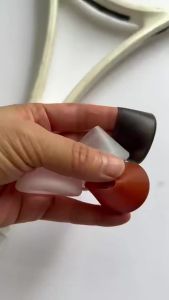 Tennis Racket Butt Cap Protective Cover High Elastic Silicone Anti-Slip Handle End Cover for Match Use Accessory