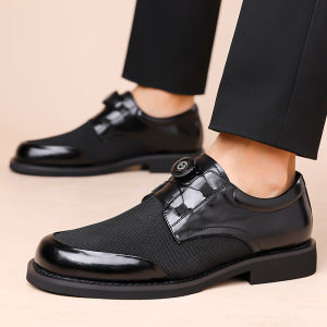 NUDANLAI | Stylish Versatile Rotating Buckle Breathable Ice-silk Mesh Mens Casual Shoes